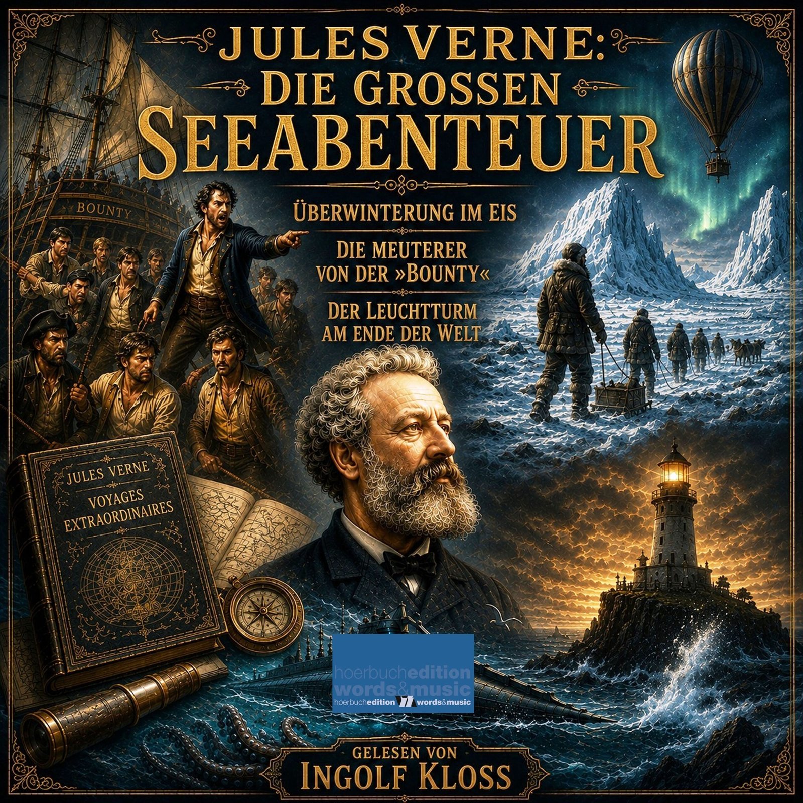 Die großen Seeabenteuer – Drei Erzählungen von Jules Verne